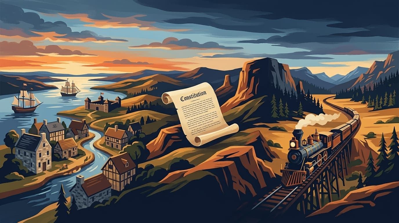Hero illustration for CLEP History of the United States I Study Guide