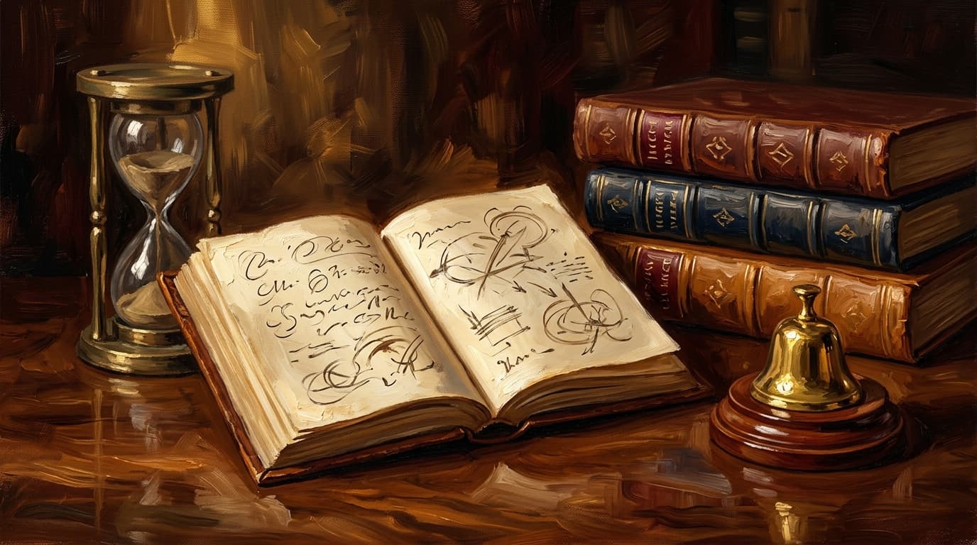 Painterly editorial illustration for "Sociology and psychology on CLEP Social Sciences and History: the 23 percent that rewards framework recognition"