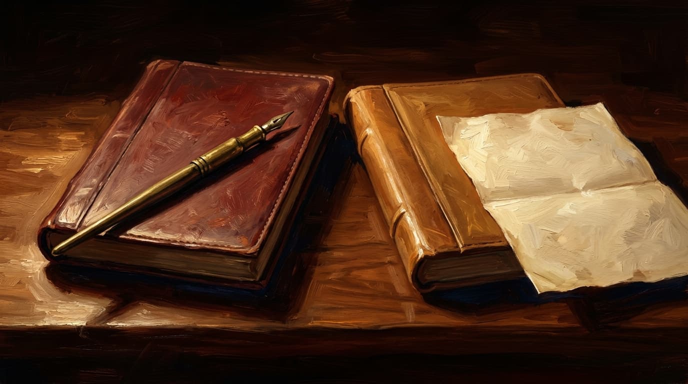 Painterly editorial illustration for "CLEP Western Civilization I vs AP European History: which exam earns more credit, and when to take both"