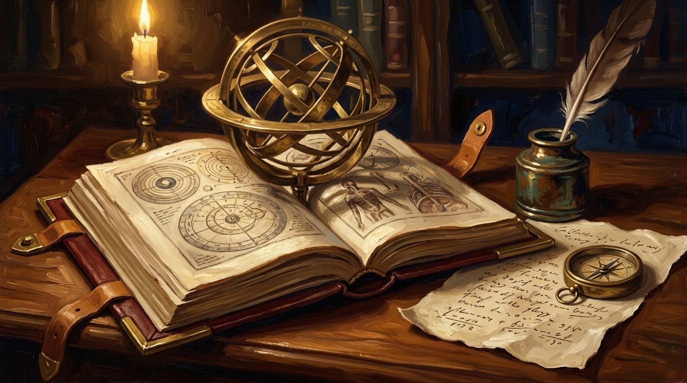 Painterly editorial illustration for "Absolutism and the Enlightenment on CLEP Western Civilization II: from Louis XIV to the Estates-General"